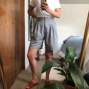 Vintage High Waisted Long Shorts